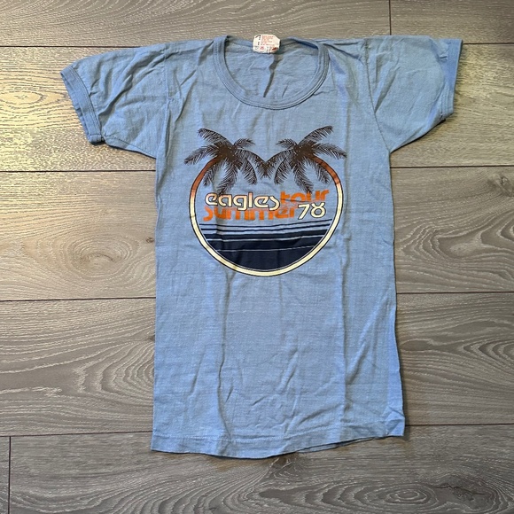 Vintage Tops - Eagles Tour Summer 1978 Authentic Vintage Band Tee